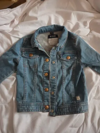 Veste en jean fille 18 mois