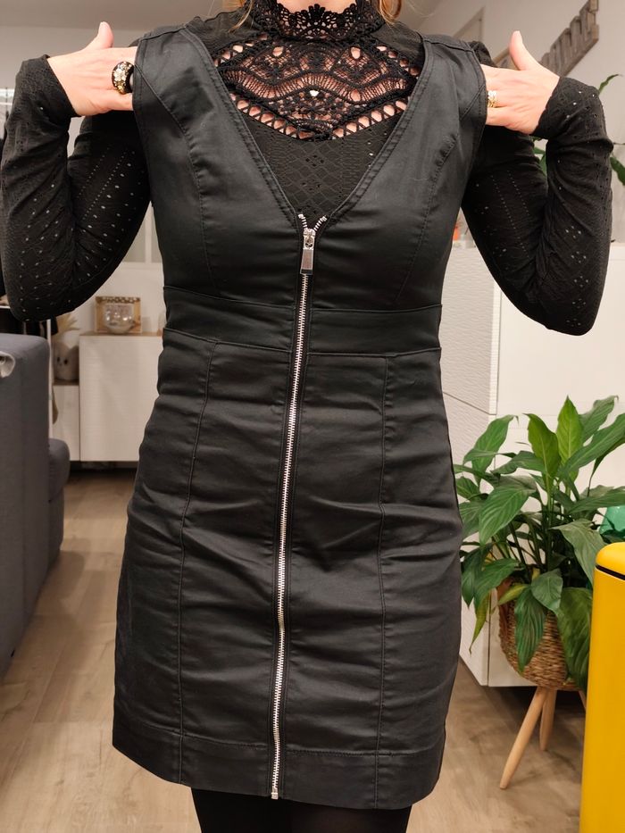 Robe chasuble cache cache noire 36 - photo numéro 3