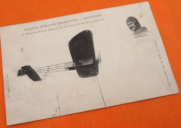 Carte postale ancienne Le Monoplan Blériot piloté par un recordman du Monde - photo numéro 3
