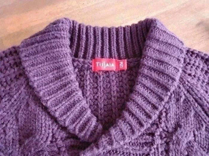Gilet torsadé à boutons bordeaux Tissaia 12 mois - photo numéro 6