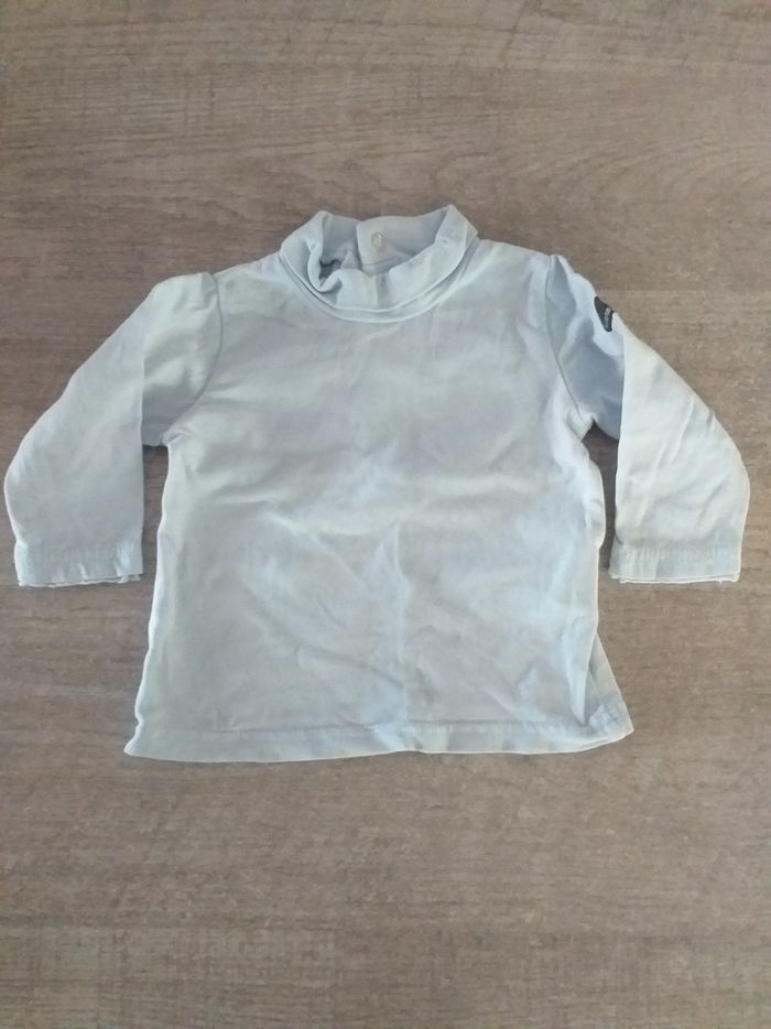 T-shirt manches longues col roulé Sucre d'Orge garçon 3 mois