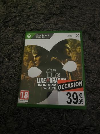 Jeu Yakuza Like a dragon Infinite Wealth Xbox Séries X