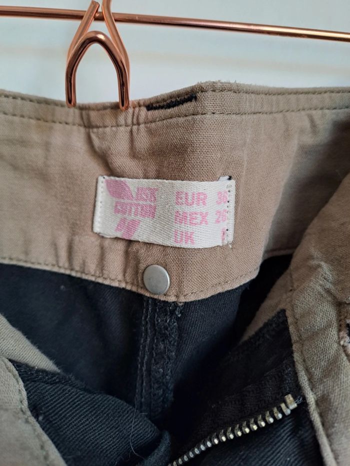 Short en jean noir taille basse t36 - photo numéro 6