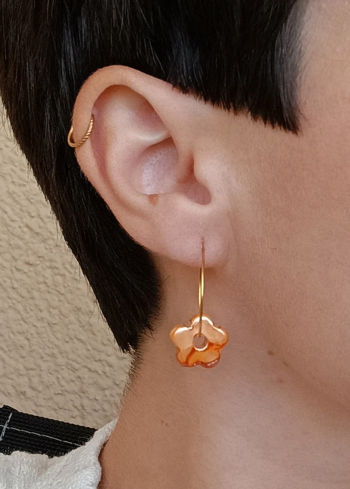 Jolies boucles acier inoxydable et céramique - photo numéro 3