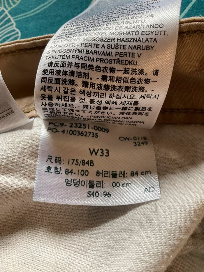 Short cargo beige pour homme Levi’s taille W33 FR42 424 - photo numéro 16