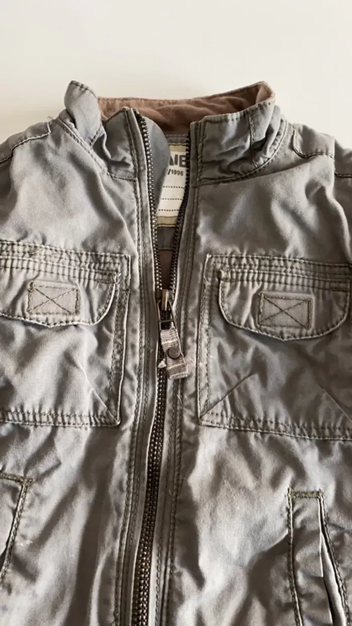 Veste taille 3 ans kaki - photo numéro 4