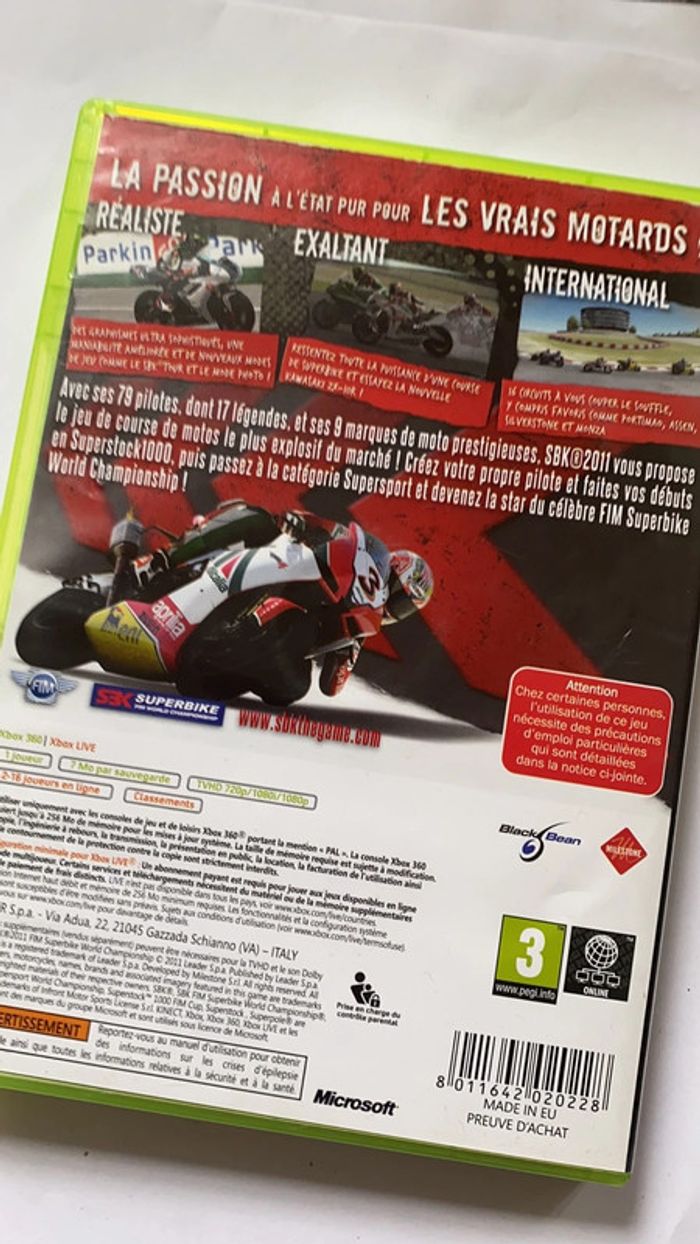 SBk 2011 Xbox 360 - photo numéro 3