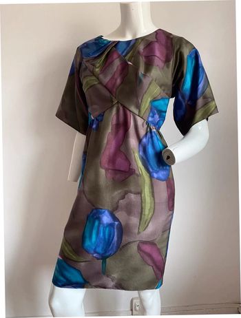 Robe neuve bleue et kaki Kenzo taille 36