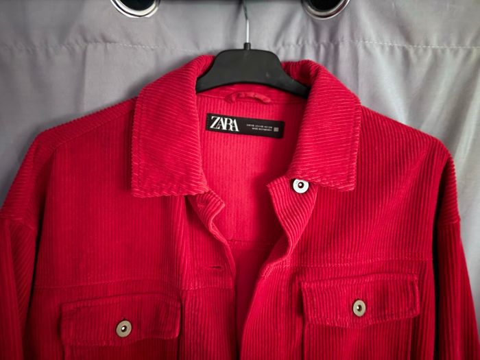 Veste en velours Zara