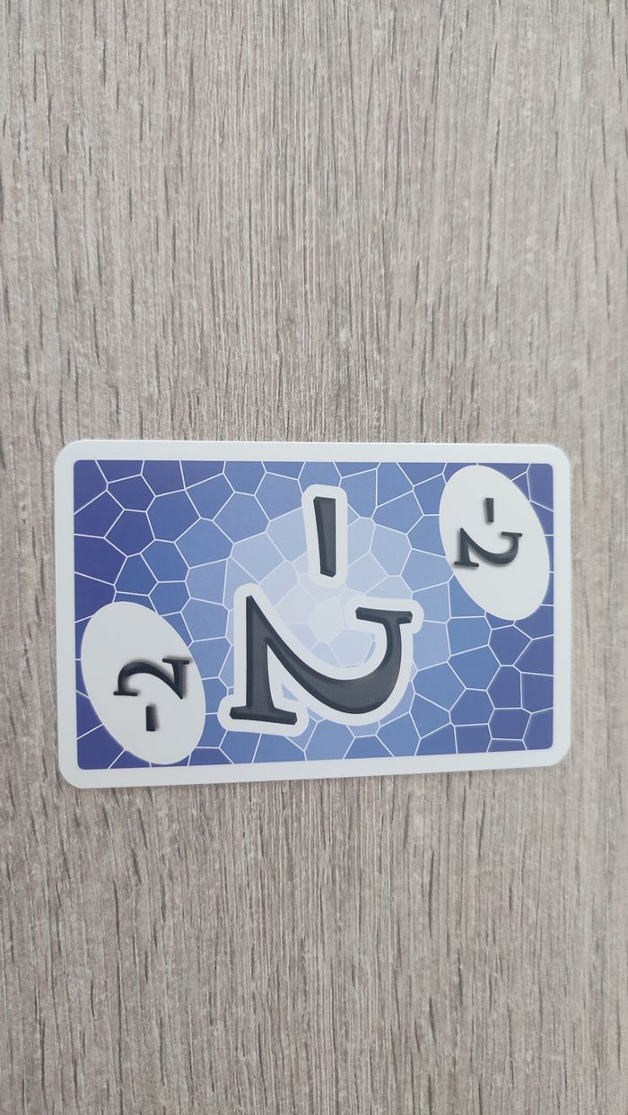 Carte numéro -2 n°-2 pièce détachée Skyjo jeu de société #E15
