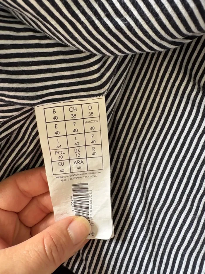 Veste blazer – Promod – Taille 40 – Bleu marine et grise - photo numéro 4