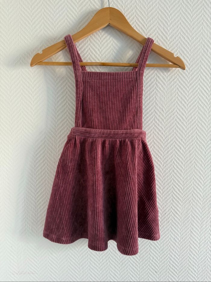 Robe effet velours vieux rose Vertbaudet - photo numéro 3