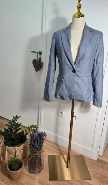 Veste/blazer Zara bleu&blanche taille 36/S