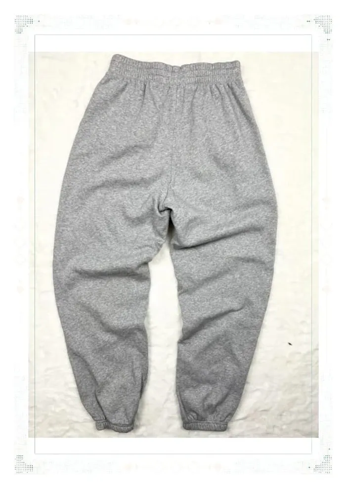 Jogging molleton Adidas gris coupe large - Taille S - Femme - photo numéro 4