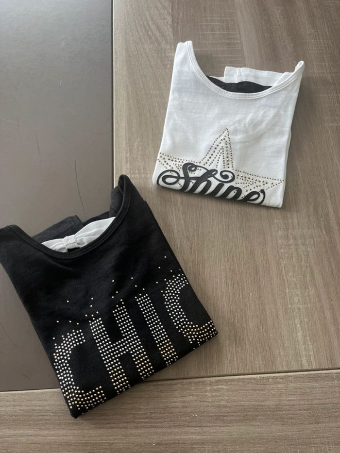 Lot t-shirts gemo fille 5 ans