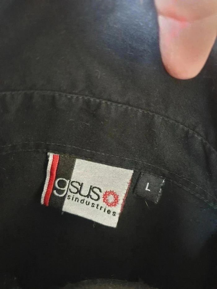 Chemise noire Gsus Sindustries taille L - photo numéro 3