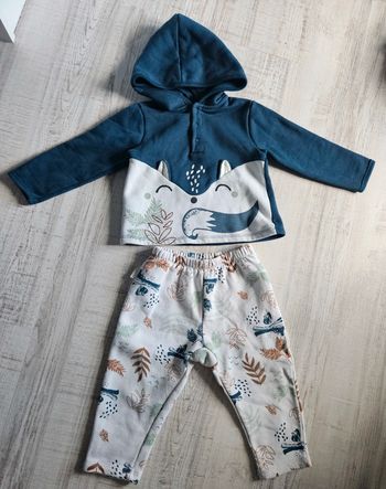 Ensemble petit béguin 18 mois