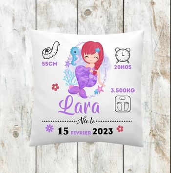Coussin sirène
