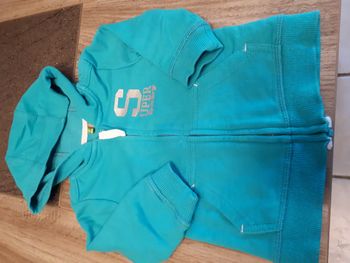 Lot 4 gilets sweat garçon 6 mois