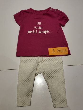 Ensemble bébé fille 3 mois Kiabi