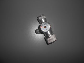 Manomètre régulateur de pression pour aquarium