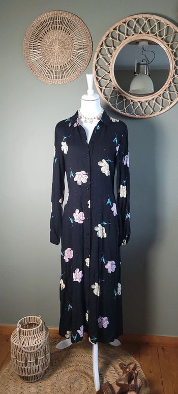 Jolie robe longue légère Lefties Taille S Parfait état