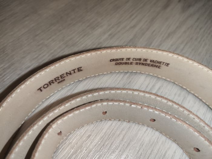 Ceinture cuir de vachette Torrente 95 cm - photo numéro 2