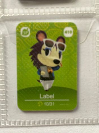 mini carte amiibo  label