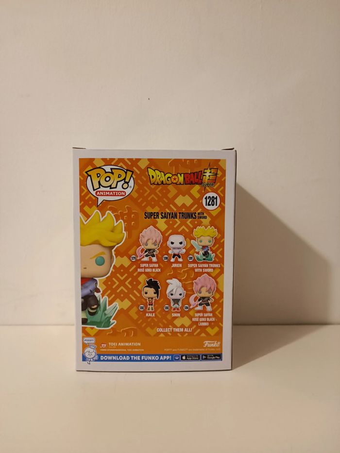 Funko pop : DBZ - 1281 - Super Sayan Trunks with sword - photo numéro 3