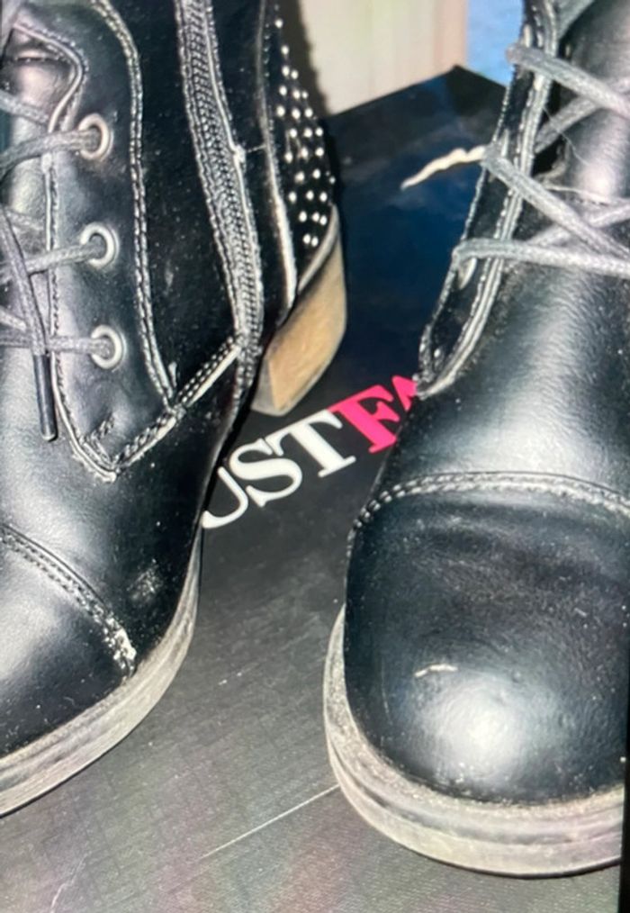 Bottines Colton Just Fab - Pointure 36,5 - Look rock et stylé ! - photo numéro 3