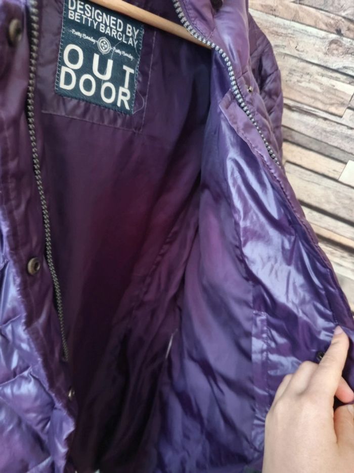 Manteau matelassé violet Betty Barclay - photo numéro 10
