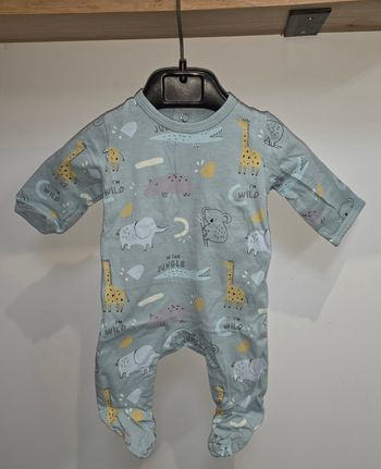 Pyjama coton une piece 1 mois