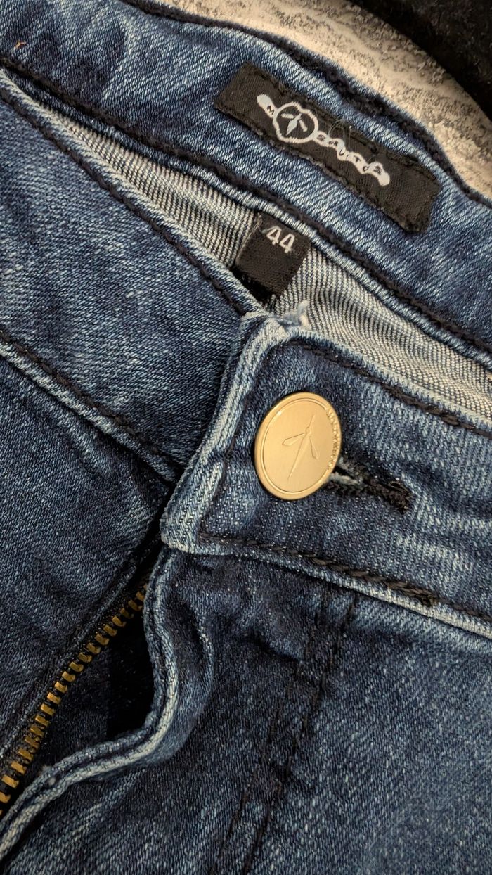 Pontalon jeans taille haute - photo numéro 2