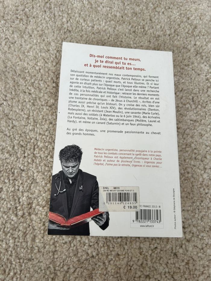 Livre - On ne meurt qu'une fois et c'est pour si longtemps, de Patrick Pelloux - photo numéro 3