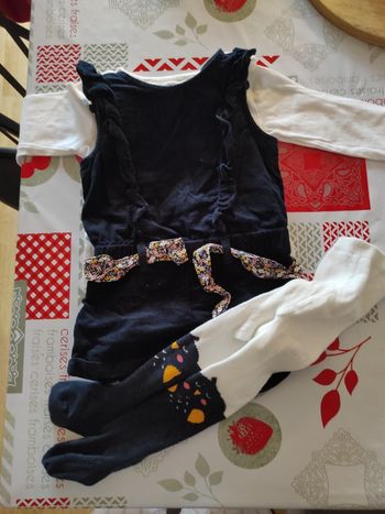 Ensemble salopette short