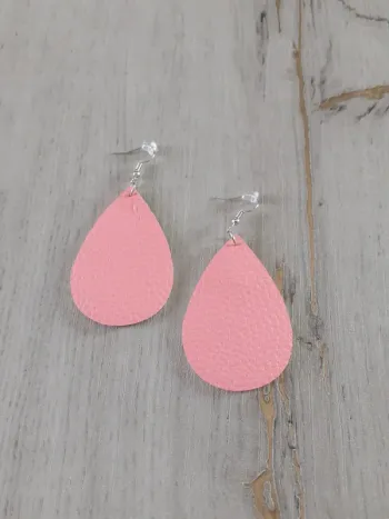 Boucles d'oreilles roses