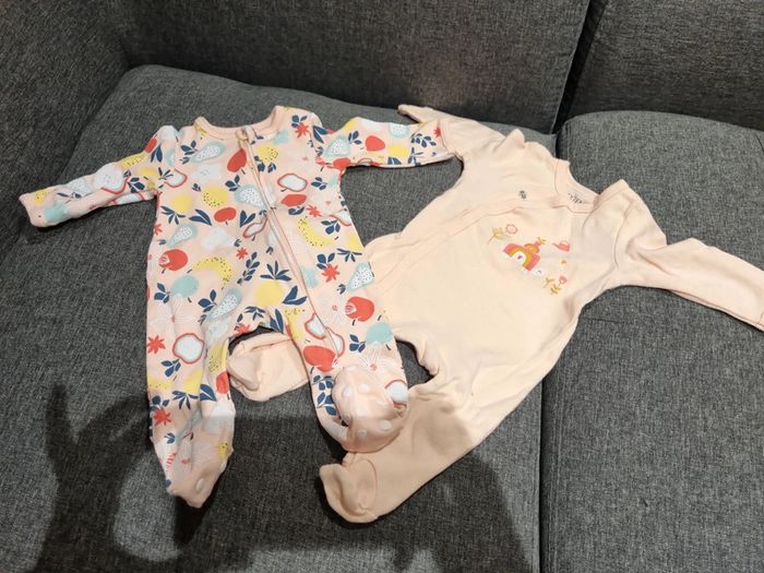 Lot 2 Pyjamas Bébé fille