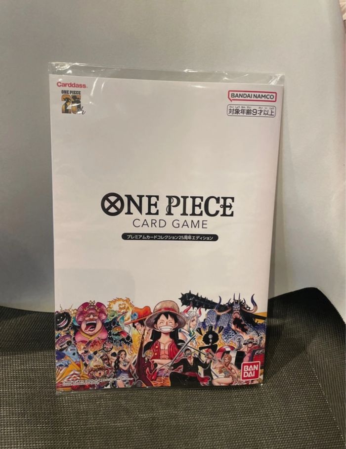 One Piece card game premium card collection 25th anniversaire édition japonais neuf scellé