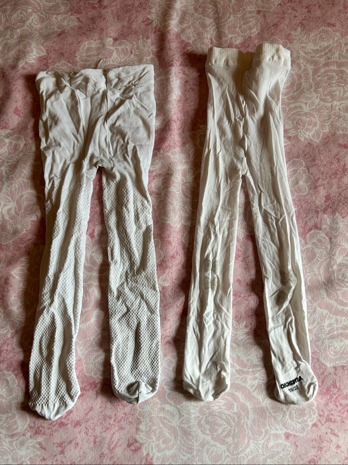 Lot de 2 collants fins petite fille semi opaques - photo numéro 2