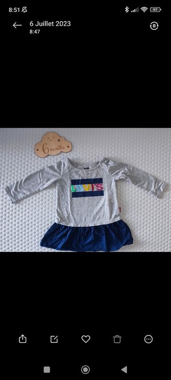 Robe 6 mois levis