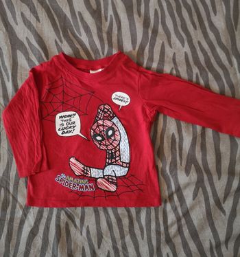 Top à manches longues spiderman