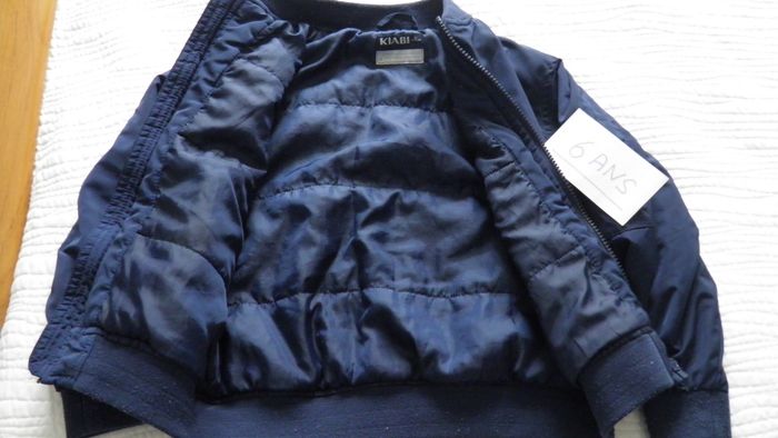 Manteau bleu marine 6 ans Kiabi - photo numéro 2