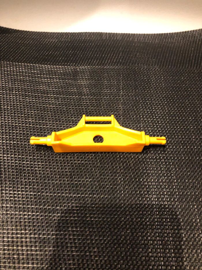 Playmobil essieu avant fixation attelage jaune pour chariot carriole 3117