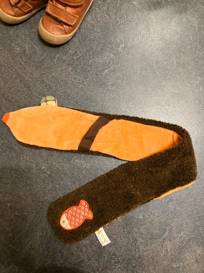 Écharpe ourson chaude fourrure toute douce - photo numéro 3