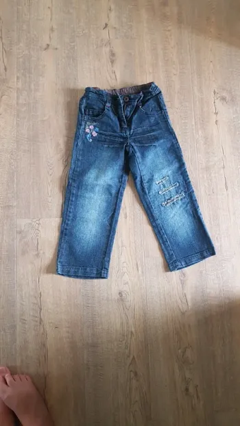 Jean large brut