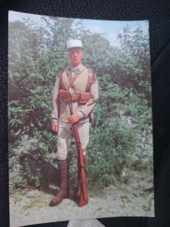 Carte postale légionnaire du musée de l'armée