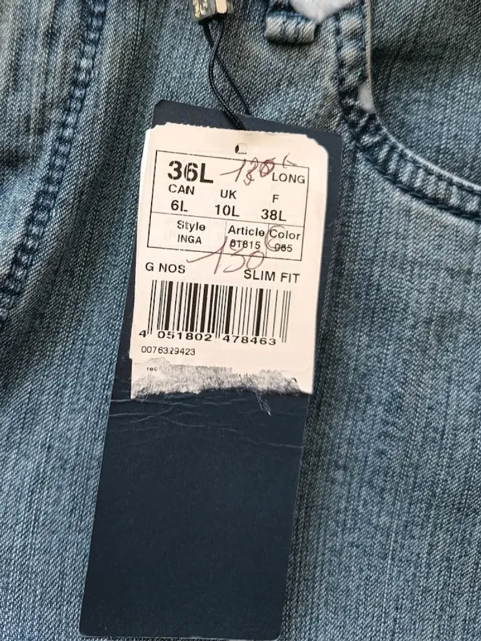 Jean marque allemande Atelier Gardeur ,slim fit ,taille haute ,stretch - photo numéro 11