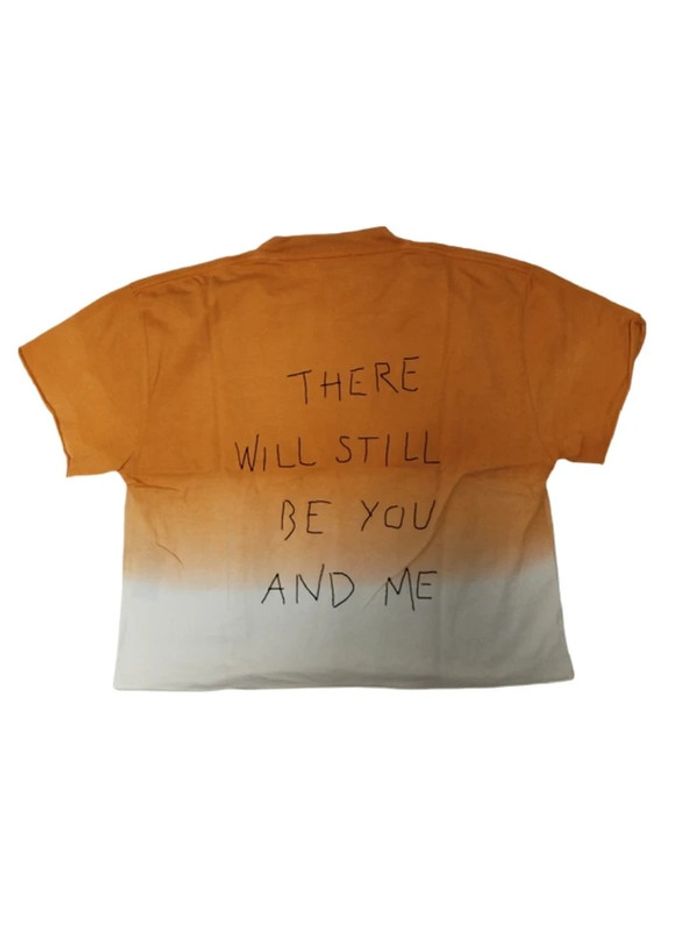 Tshirt dégradé orange et blanc - The Kooples - taille 2 - photo numéro 2