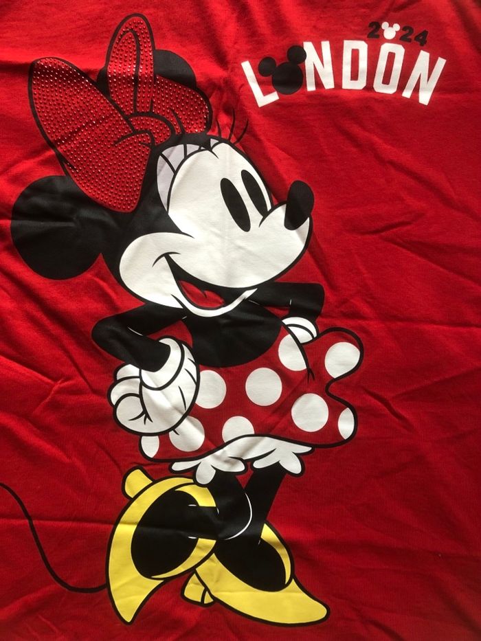 T shirt femme minnie boutique Disney Londres taille 3 L - photo numéro 3