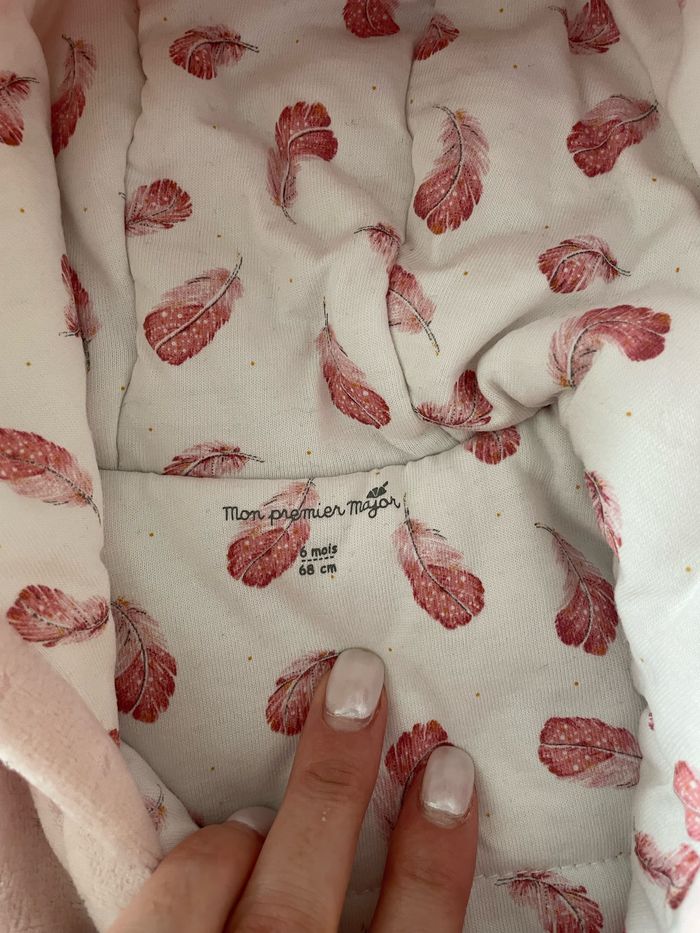 Manteau chaud bébé fille sergent major taille 6 mois - photo numéro 2